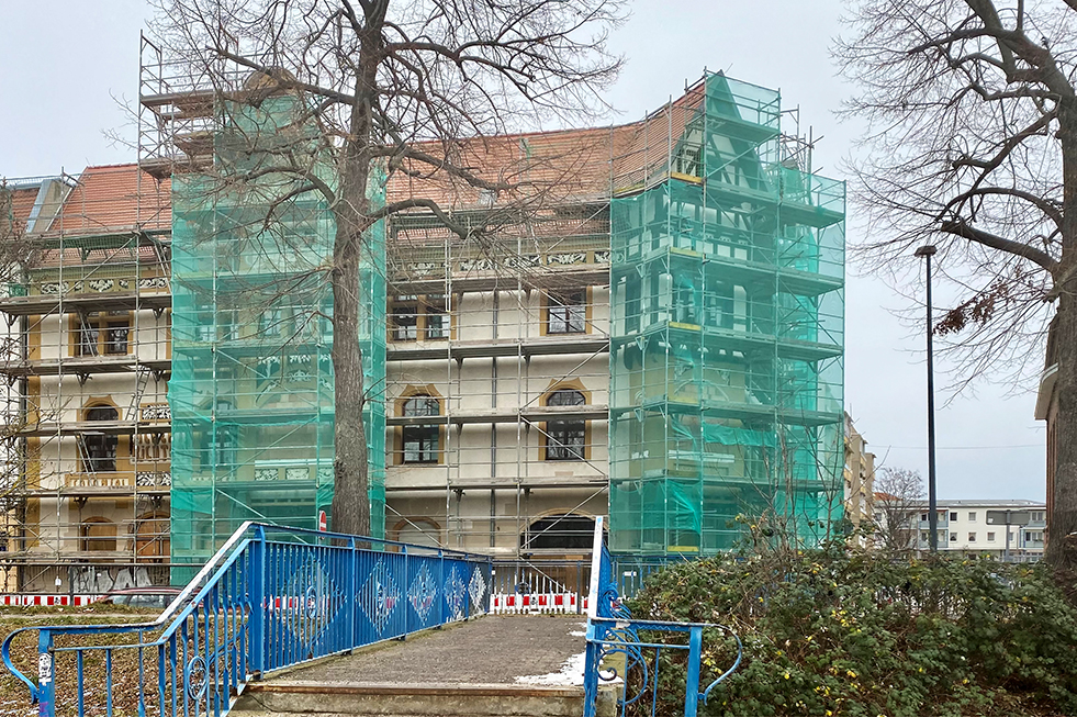 Sanierung des Hauses Ratswall 22, Foto: Katja Münchow 11.1.2021