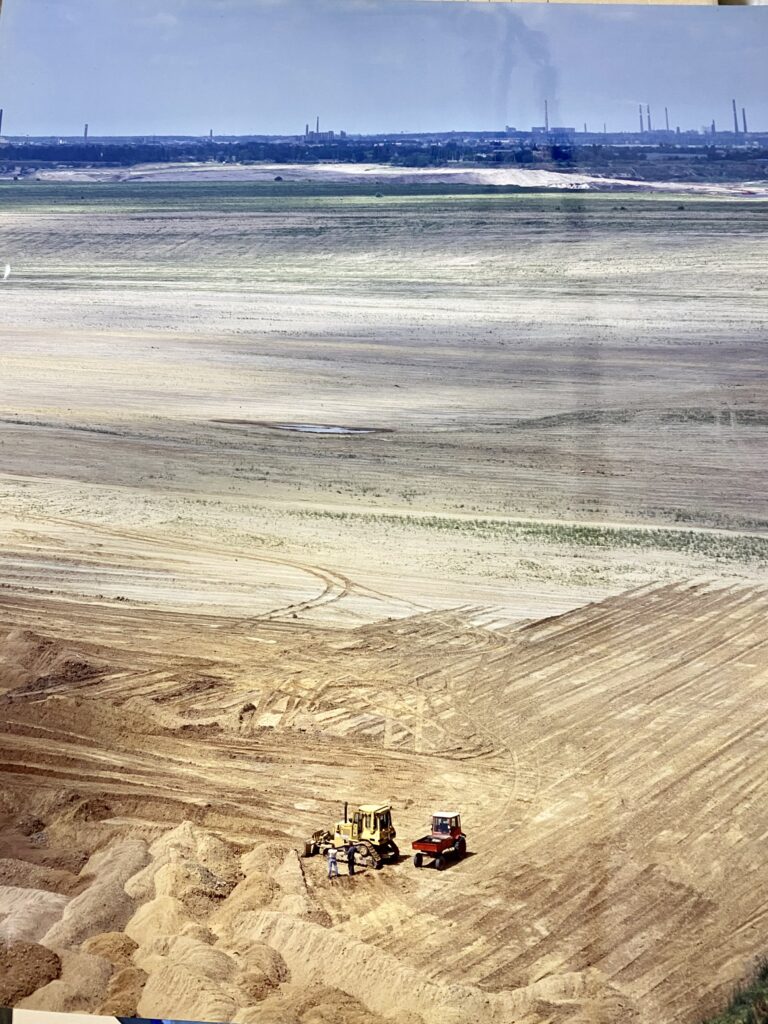 Terra Nova Goitzsche, um 1999, Luftbildmontage von Herman Prigann