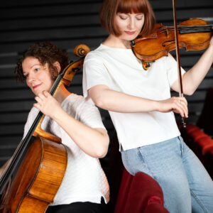 Duo con moto: SaitenTanz. Streichduos aus 400 Jahren Musikgeschichte von Bach bis Widmann